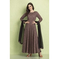 CTL-117 STUNNING RAYON AND CHIFFON READY MADE SKATER STYLE DRESS